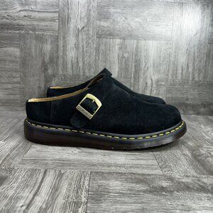 Dr. Marten's Isham Women's size 11 Black Suede Sling Black Clog